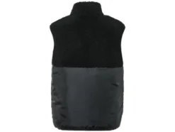 Herren Teddyfleece-Weste, mit Stehkragen