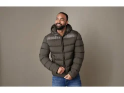 Herren Thermo-Steppjacke, aus recyceltem Material