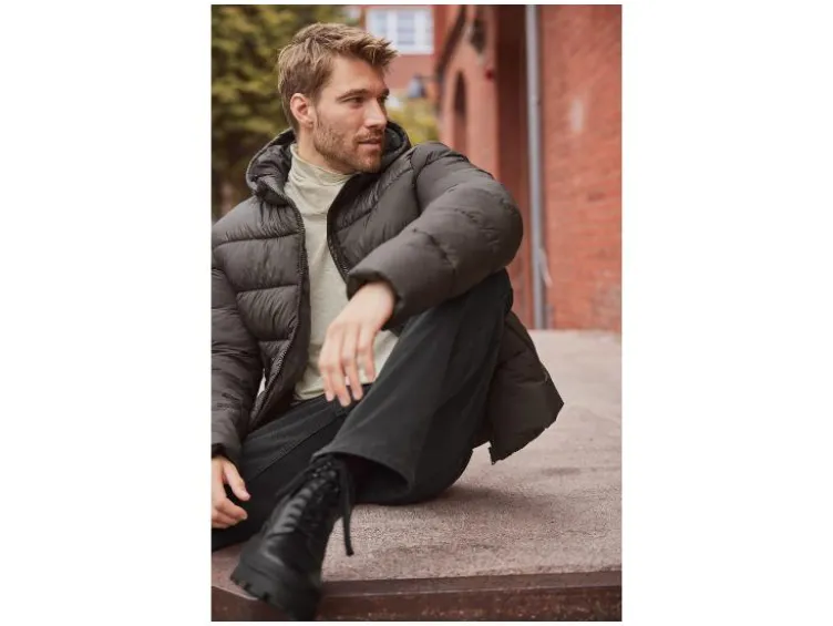 Herren Thermo-Steppjacke, aus recyceltem Material