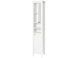 Hochschrank »Stockholm«, Landhaus, weiß