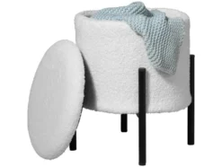 Hocker mit Staufach
