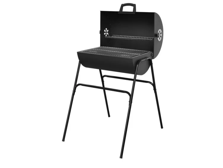 Holzkohle Fassgrill »Kansas«, mit Gestell, B 60 x H 95 x T 79 cm