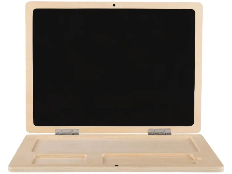 Holz Magnettafel und Laptop FSC
