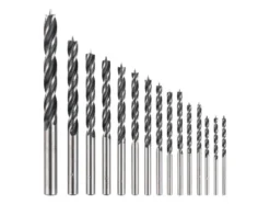 HSS-Spiralbohrer- / Steinbohrer- / Holzbohrer- / Bitschrauber-Set