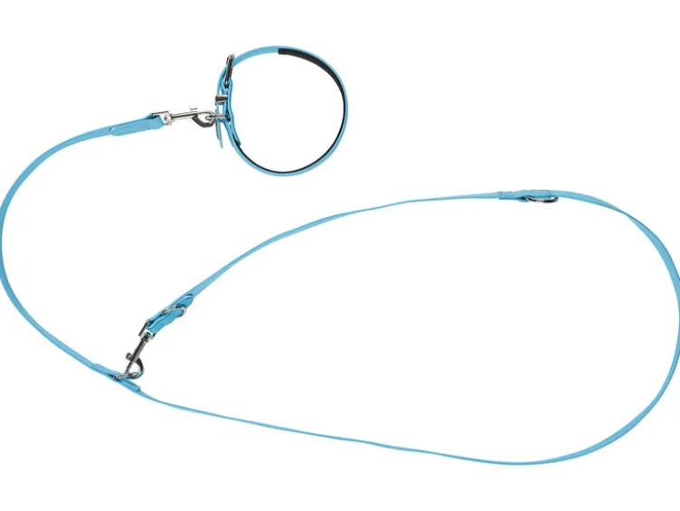 Hundehalsband und Leine, 3-fach verstellbar