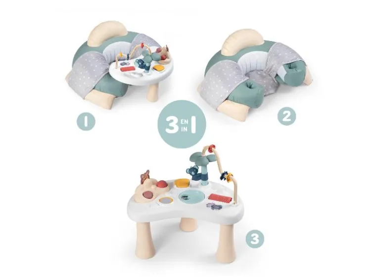 3-in-1 Baby-Spielsitz, mit Activity-Tisch