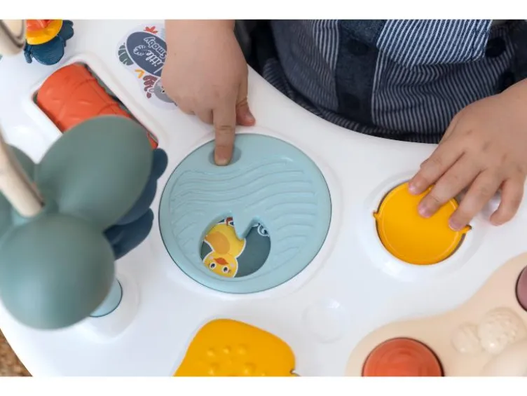 3-in-1 Baby-Spielsitz, mit Activity-Tisch