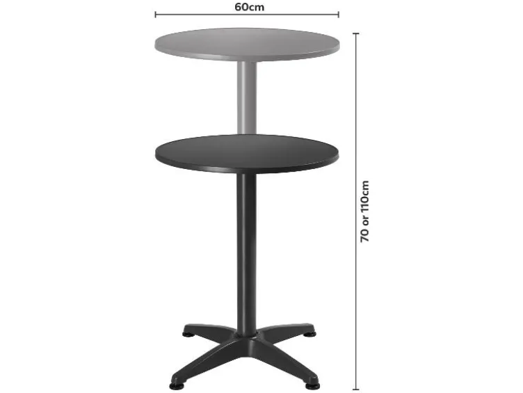 2 in 1: Bistro- und Stehtisch
