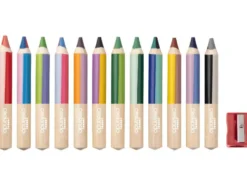 3-in-1-Buntstifte, 12 Stück