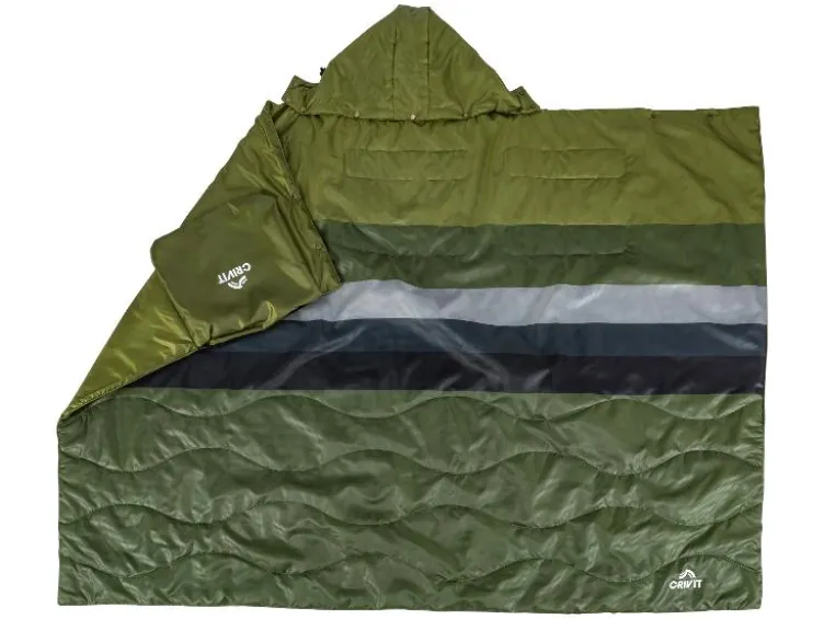 3-in-1 Campingdecke, mit integrierter Aufbewahrungstasche