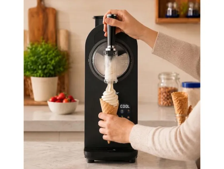 3 in 1 Eiscreme-, Slushy und Kaltgetränke Maschine SESK 210 A1
