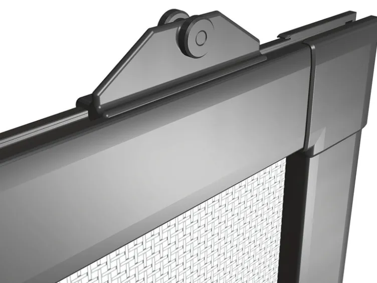 Insektenschutz-Schiebetür, Aluminium, Komplettbausatz B 120 x H 240 cm