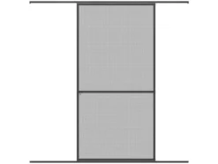 Insektenschutz-Schiebetür, Aluminium, Komplettbausatz B 120 x H 240 cm