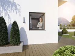 Insektenschutz Spannrahmen für Fenster, Komplettbausatz, ohne Bohren, B 130 x H 150 cm