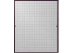 Insektenschutz Spannrahmen für Fenster, Komplettbausatz, ohne Bohren, B 130 x H 150 cm