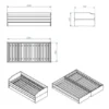Inter Link Funktionsbett »Lotar« 90x200 cm, mit Ausziehbett