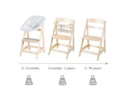 2-in-1 Treppenhochstuhl »Born Up Zickzack«, mit Sitzverkleinerer