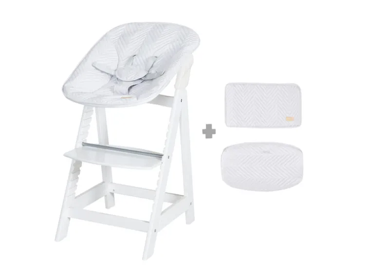 2-in-1 Treppenhochstuhl »Born Up Zickzack«, mit Sitzverkleinerer