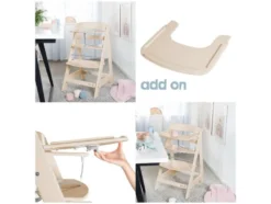 2-in-1 Treppenhochstuhl »Born Up Zickzack«, mit Sitzverkleinerer