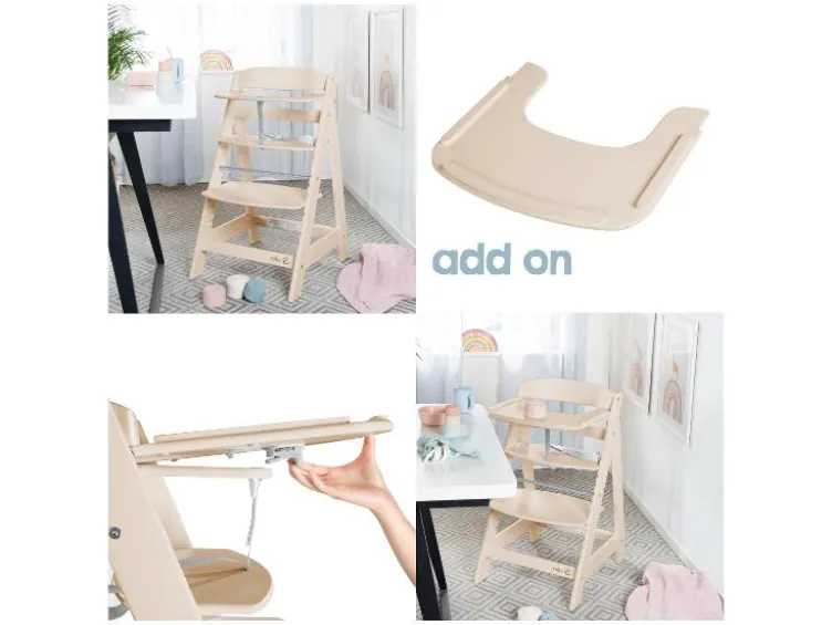 2-in-1 Treppenhochstuhl »Born Up Zickzack«, mit Sitzverkleinerer