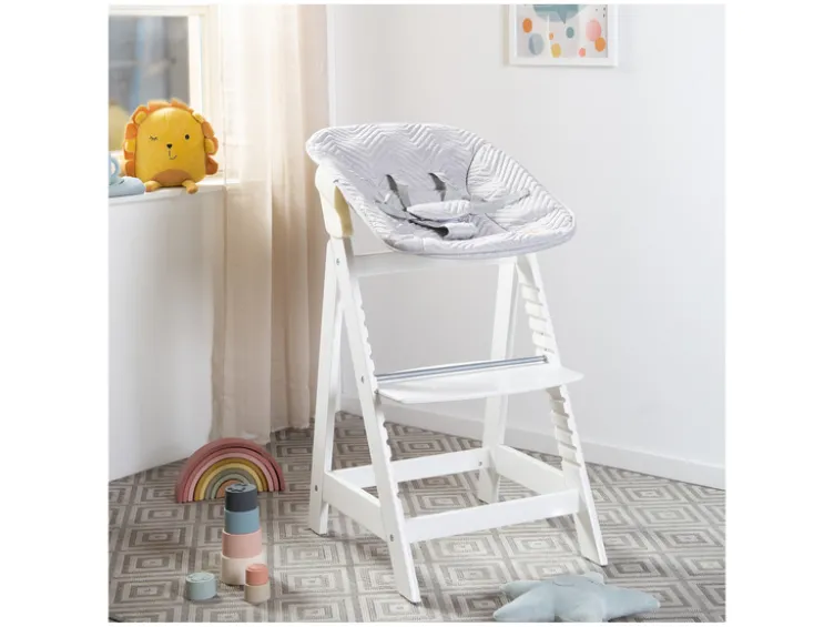 2-in-1 Treppenhochstuhl »Born Up Zickzack«, mit Sitzverkleinerer