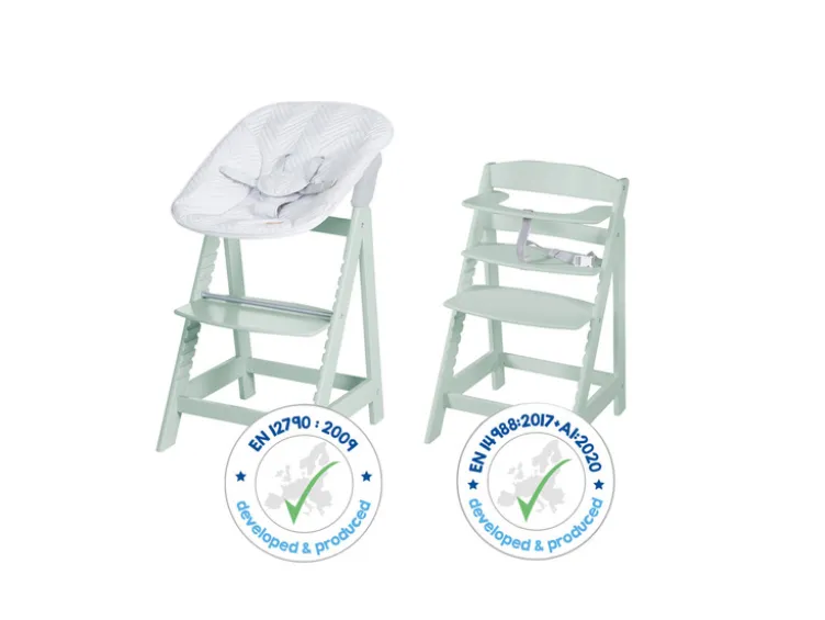 2-in-1 Treppenhochstuhl »Born Up Zickzack«, mit Sitzverkleinerer