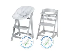 2-in-1 Treppenhochstuhl »Born Up Zickzack«, mit Sitzverkleinerer