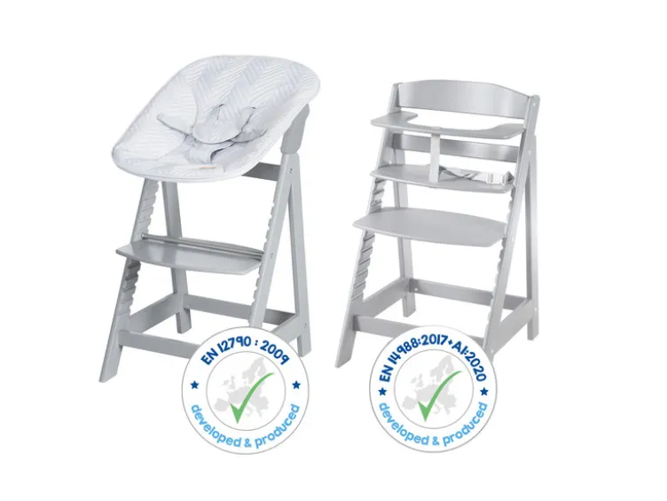 2-in-1 Treppenhochstuhl »Born Up Zickzack«, mit Sitzverkleinerer