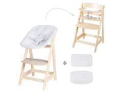 2-in-1 Treppenhochstuhl »Born Up Zickzack«, mit Sitzverkleinerer