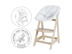 2-in-1 Treppenhochstuhl »Born Up Zickzack«, mit Sitzverkleinerer