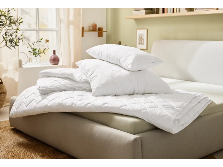 4-Jahreszeiten-Steppbett, kochfest, 155 x 220 cm