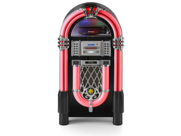 Jukebox »JB 6608D« mit Plattenspieler, CD Player, Bluetooth, UKW / DAB+ Radio & USB / SD-Karte