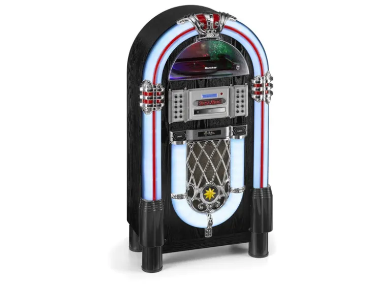 Jukebox »JB 6608D« mit Plattenspieler, CD Player, Bluetooth, UKW / DAB+ Radio & USB / SD-Karte