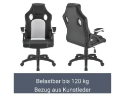 Juskys Bürostuhl »Montreal« im sportlichen Racer Design