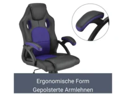 Juskys Bürostuhl »Montreal« im sportlichen Racer Design