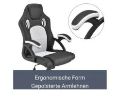 Juskys Bürostuhl »Montreal« im sportlichen Racer Design