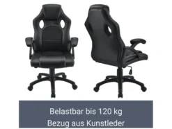 Juskys Bürostuhl »Montreal« im sportlichen Racer Design