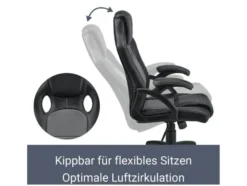 Juskys Bürostuhl »Montreal« im sportlichen Racer Design