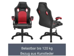 Juskys Bürostuhl »Montreal« im sportlichen Racer Design