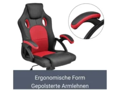 Juskys Bürostuhl »Montreal« im sportlichen Racer Design