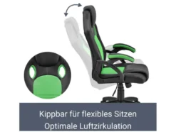 Juskys Bürostuhl »Montreal« im sportlichen Racer Design
