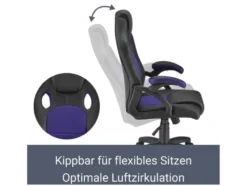 Juskys Bürostuhl »Montreal« im sportlichen Racer Design