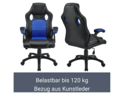 Juskys Bürostuhl »Montreal« im sportlichen Racer Design