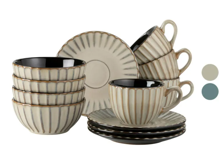 Kaffeetassen-Set mit Untertassen »Confino«, 12-teilig