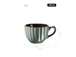 Kaffeetassen-Set mit Untertassen »Confino«, 12-teilig