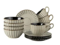Kaffeetassen-Set mit Untertassen »Confino«, 12-teilig