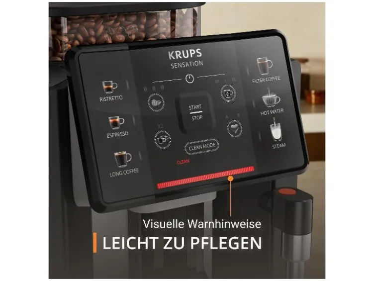 Kaffeevollautomat Sensation »EA910A« mit Milchdüse
