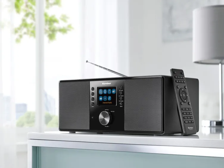 Karcher DAB 7000i Internetradio - DAB+ / UKW Radio - Bluetooth - USB - Wecker