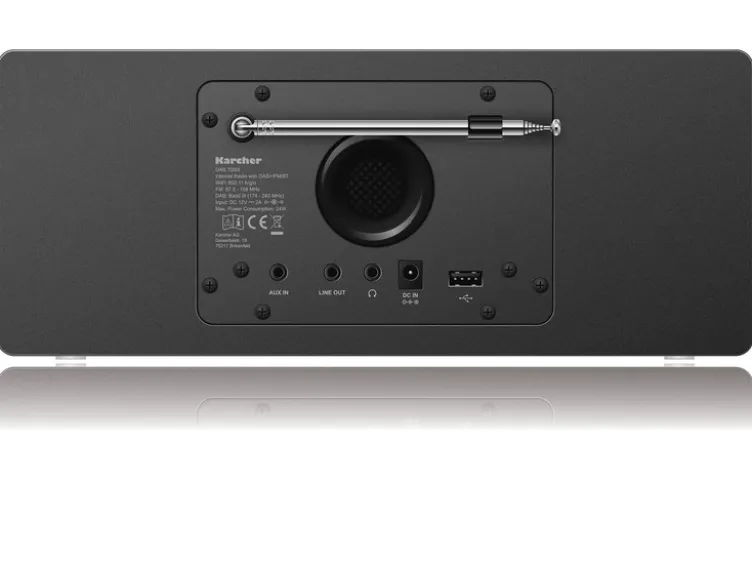Karcher DAB 7000i Internetradio - DAB+ / UKW Radio - Bluetooth - USB - Wecker