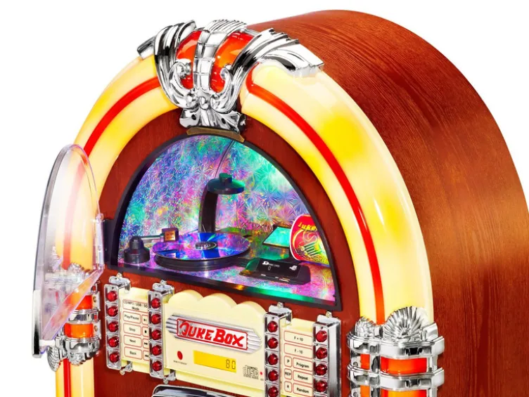 Karcher JB 6604 Jukebox mit Lichtshow - MP3 & CD-Player - Radio - USB / SD / MMC